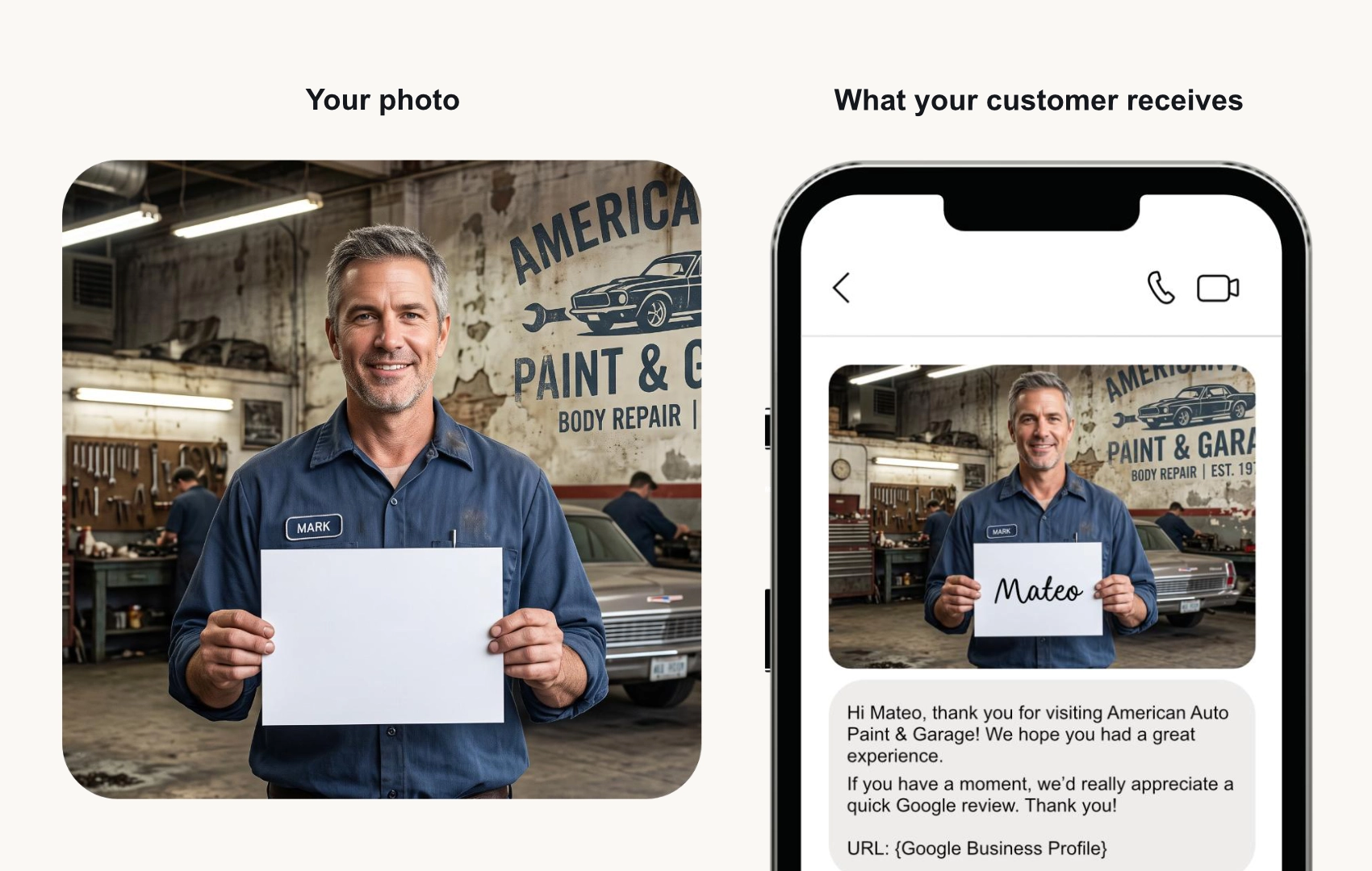 American Auto Paint & Garage Example